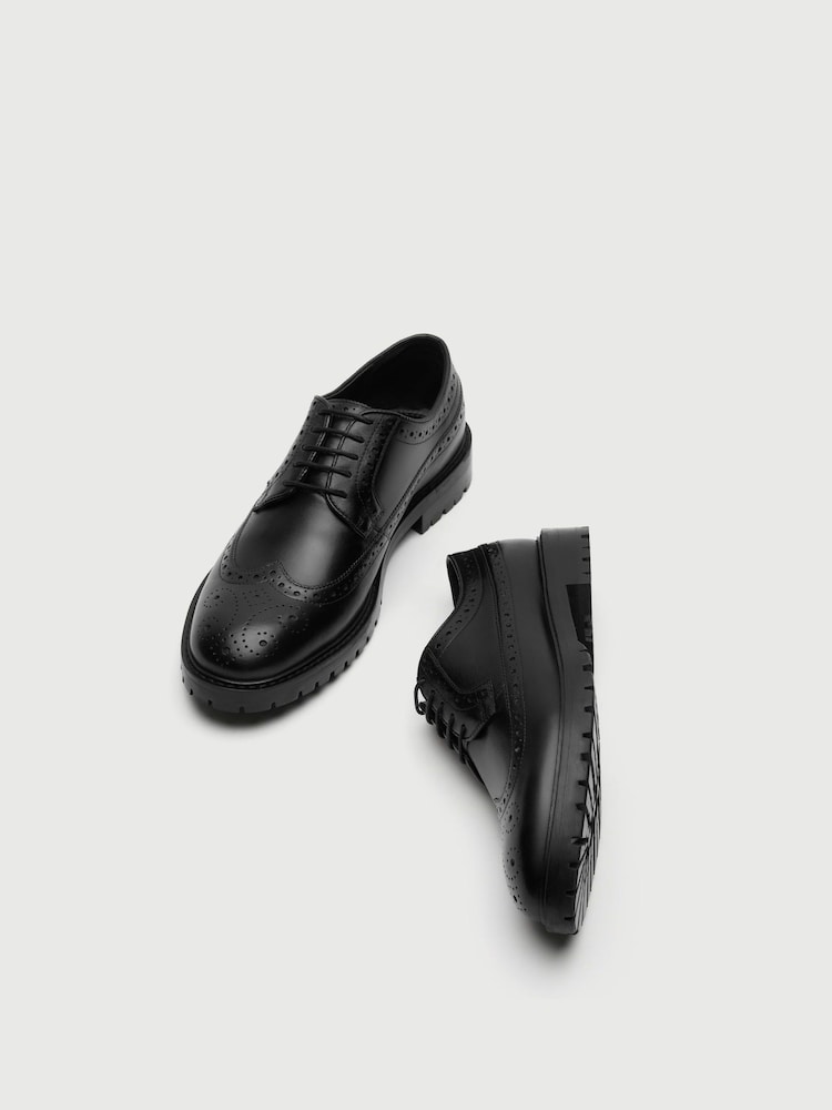 Walk London Black James Brogue - Image 6 of 6