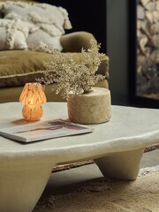 Abigail Ahern Coral Cady Portable Glass Table Lamp - Image 3 of 4