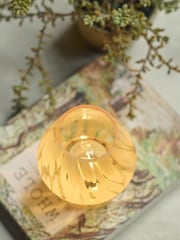 Abigail Ahern Lemon Yellow Cady Portable Glass Table Lamp - Image 2 of 4