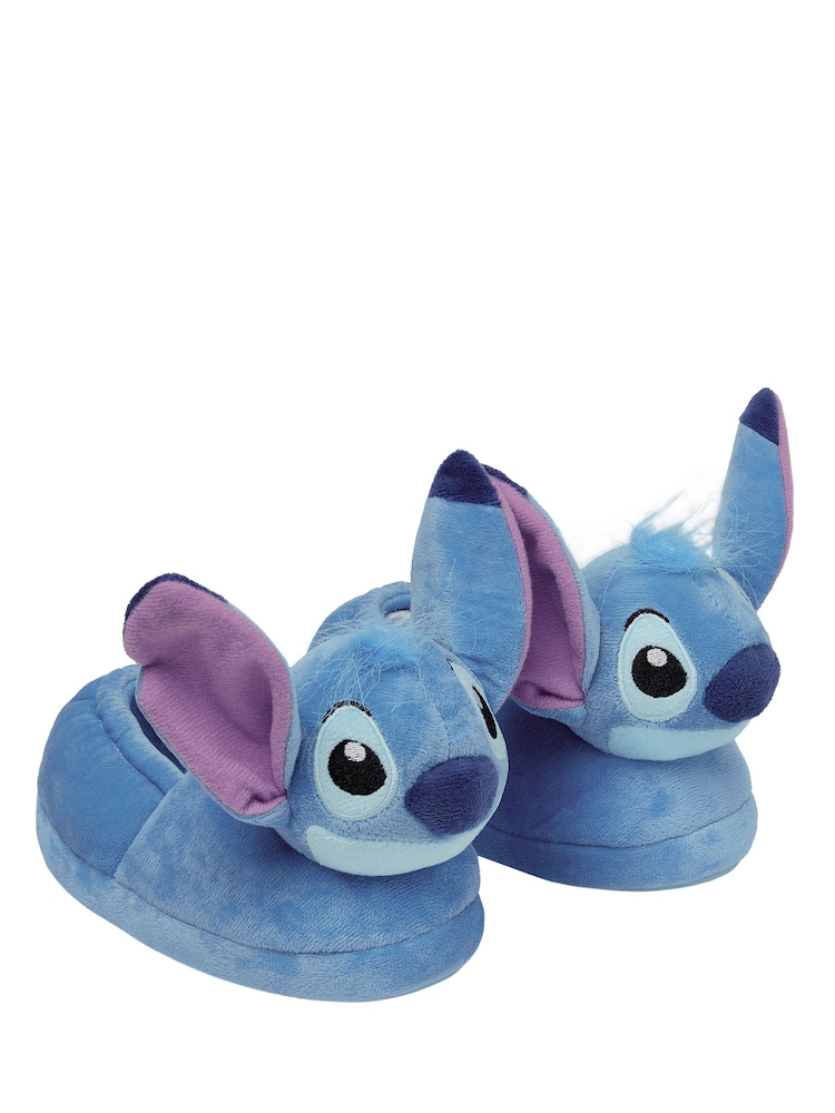 Character Blue Disney Lilo And Stitch Slippers 3D Stitch Head - Image 1 of 6 Character Blue Disney Lilo And Stitch Slippers 3D Stitch Head - Image 1 of 6