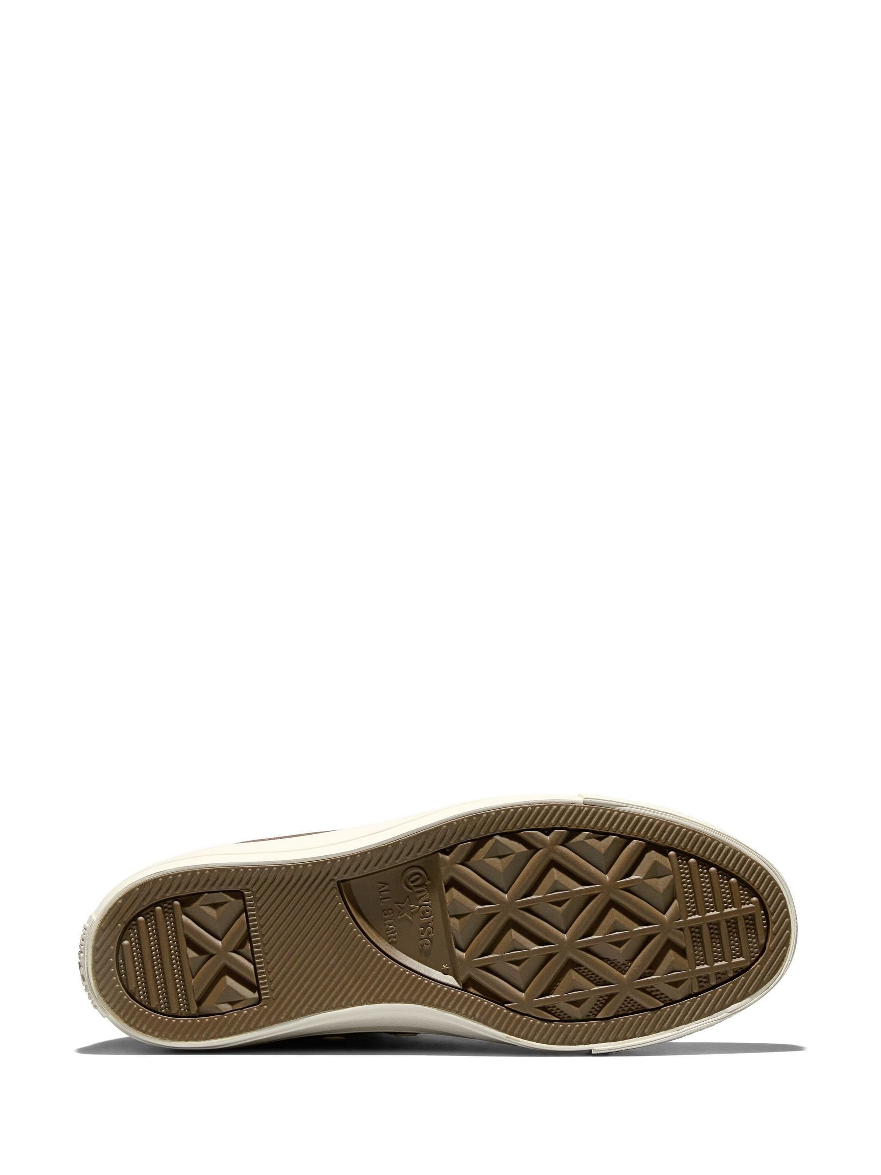 Buy Converse Brown Chuck Taylor Scallop Edge High Trainers from