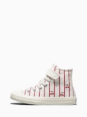 Converse Chuck Taylor Strawberry Print Hightop Trainers - Image 2 of 6