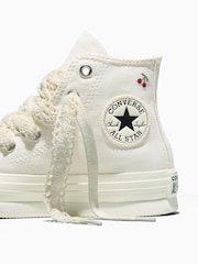 Converse Chuck Taylor EVA Lift Strawberry Print Trainers - Imaginea 6 din 8