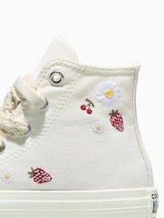 Converse Chuck Taylor EVA Lift Strawberry Print Trainers - Imaginea 8 din 8