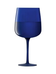 LSA International Cobalt Blue Arc Contrast Wine Glasses Set of 2 330ml - Image 3 of 3