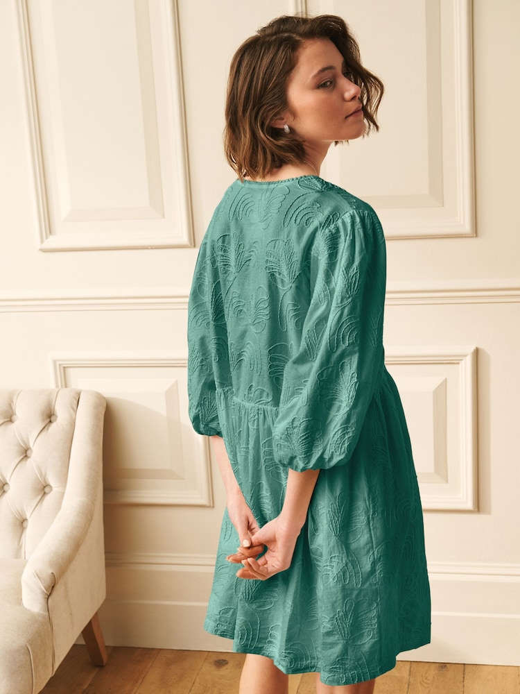 laura ashley green dress 80s Green Velvet Laura Ashley Dress. Size 12 / 28" Waist. Puff Sleeve, Cotton, Midi