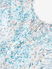 Laura Ashley V-Neck Henlake Printed Chiffon Midi Dress - Image 5 of 7