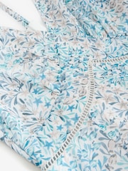 Laura Ashley V-Neck Henlake Printed Chiffon Midi Dress - Image 7 of 7