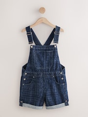 Dark Blue Bandana Print - Denim Dungaree Playsuit - Imagen 7 de 10