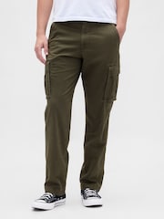 Verde - Gap Essential Straight Cargo Trousers - Imagen 1 de 5