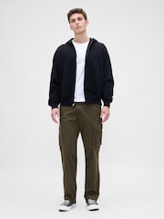 Verde - Gap Essential Straight Cargo Trousers - Imagen 4 de 5