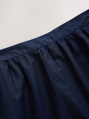 Laura Ashley Navy Broderie Cotton Scalloped Edge Skirt Co-ord - Image 6 of 7