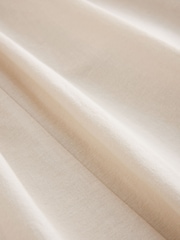 Laura Ashley Stone Linen Blend Pleated Midi Skirt - Image 6 of 7