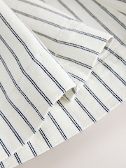 Ecru Stripe Strappy Denim Top - Image 7 of 8