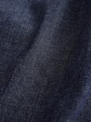 Indigo Blue N. Premium Denim One Shoulder Gold Hardware Top - Image 10 of 10