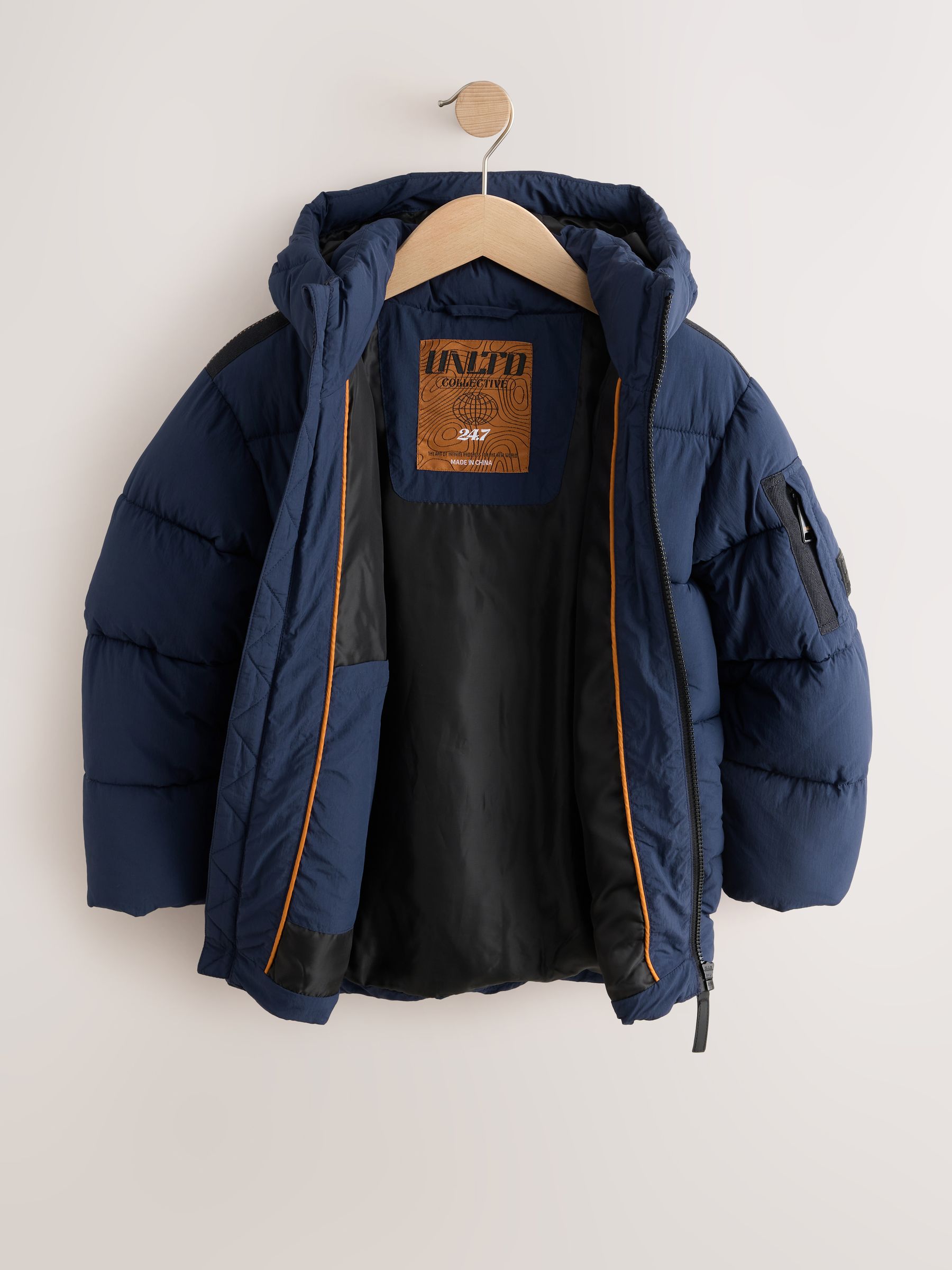 Buy Navy Blue Utility Padded Coat (3-16yrs) from Next USA