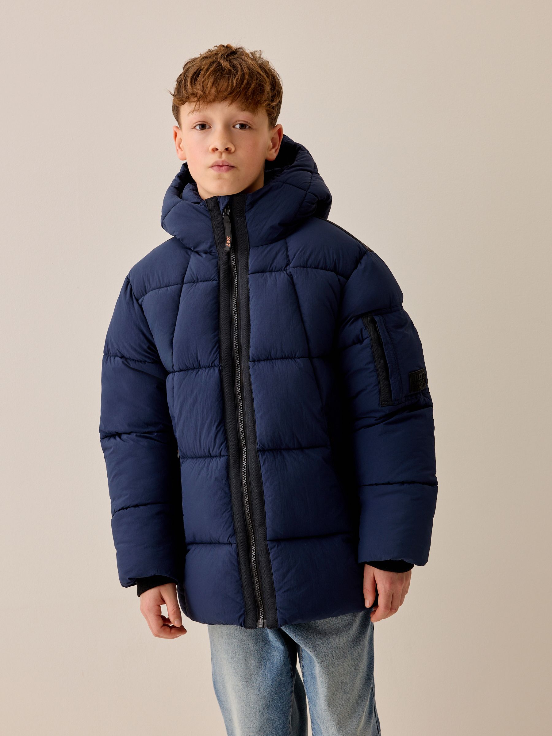 Buy Navy Blue Utility Padded Coat (3-16yrs) from Next USA