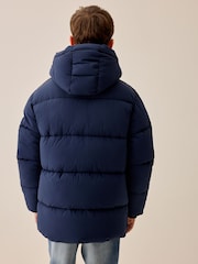 Navy Blue Utility Padded Coat (3-16yrs) - Image 4 of 14