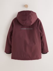 Burgundy Red Waterproof Parka Coat (3-17yrs) - Image 8 of 13