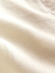 Laura Ashley Cream Linen Bermuda Shorts - Image 8 of 9