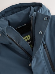 Blue Waterproof Parka Coat (3-17yrs) - Image 12 of 13