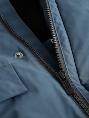 Blue Waterproof Parka Coat (3-17yrs) - Image 13 of 13