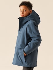Blue Waterproof Parka Coat (3-17yrs) - Image 4 of 13