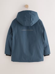 Blue Waterproof Parka Coat (3-17yrs) - Image 8 of 13