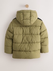 Olive Green Utility Padded Coat (3-16yrs) - Image 8 of 11