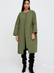 Raffya Green Heidi Quilted Coat - Image 1 of 6