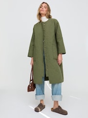 Raffya Green Heidi Quilted Coat - Image 3 of 6