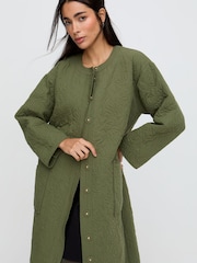 Raffya Green Heidi Quilted Coat - Image 6 of 6