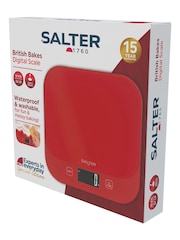 Salter Red British Bakes Waterproof Scale - Image 14 of 18