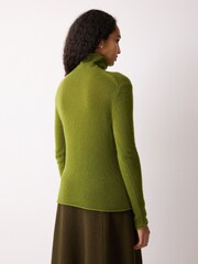 Jigsaw Green Cloud Cashmere Holden Polo Shirt - Image 2 of 6