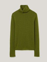Jigsaw Green Cloud Cashmere Holden Polo Shirt - Image 6 of 6