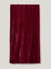 Jigsaw Red Velvet Plisse Scarf - Image 3 of 3