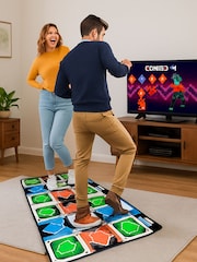 MenKind Multi Colour Winning Dance Mat 110 Tracks For Epic Dance Party Fun - Image 1 of 4