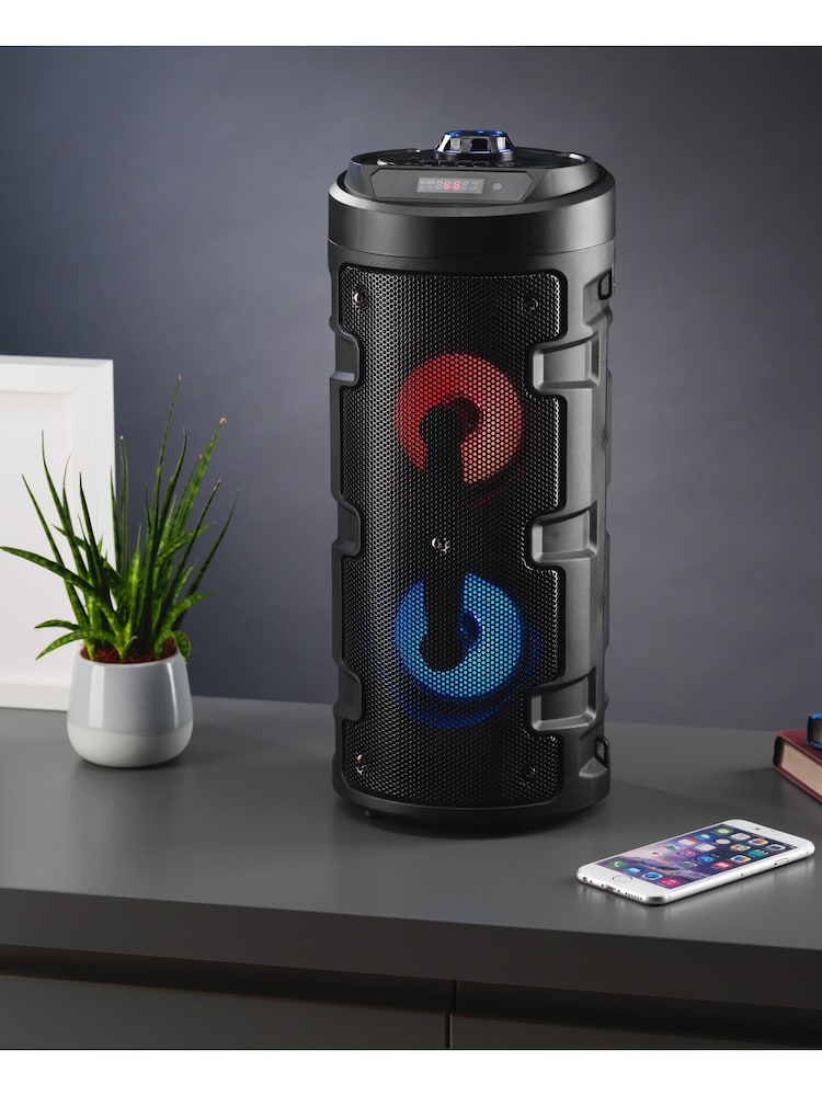 MenKind Black Red5 Typhoon 101 Speaker Dazzling Lights Remote Control - Image 1 of 7