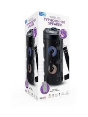 MenKind Black Red5 Typhoon 101 Speaker Dazzling Lights Remote Control - Image 5 of 7