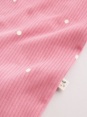 Pink Cherry Print Two Way Zip Baby Sleepsuits 4 Pack (0-3yrs) - Image 12 of 14