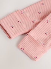 Pink Cherry Print Baby Sleepsuit 7 Pack (0mths-3yrs) - Image 16 of 16