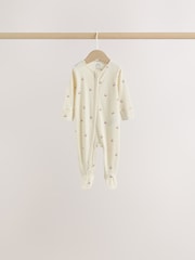 Pink Cherry Print Baby Sleepsuit 7 Pack (0mths-3yrs) - Image 3 of 16