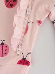 Red Ladybird Two Way Zip Baby Sleepsuit 3 Pack (0mths-3yrs) - Image 10 of 11