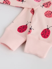 Red Ladybird Two Way Zip Baby Sleepsuit 3 Pack (0mths-3yrs) - Image 11 of 11