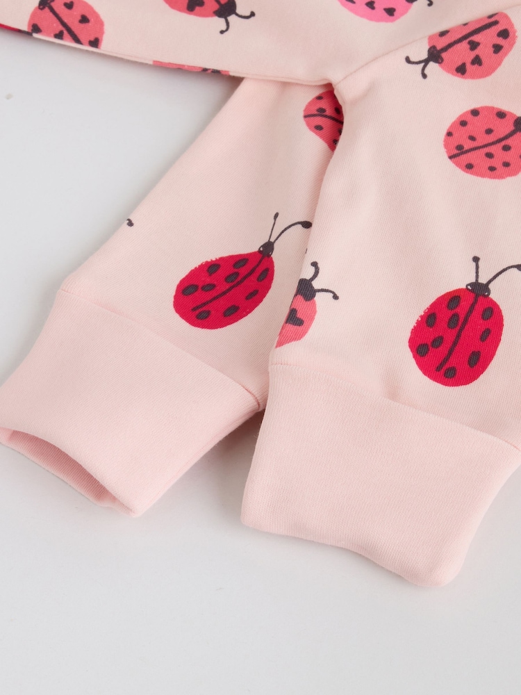 Red Ladybird Two Way Zip Baby Sleepsuit 3 Pack (0mths-3yrs) - Image 11 of 11 Red Ladybird Two Way Zip Baby Sleepsuit 3 Pack (0mths-3yrs) - Image 11 of 11