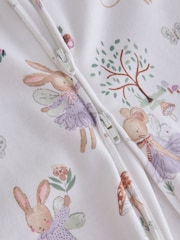 Lilac/Sage Fairy Mouse - Екі жақты зипті балаларға арналған ұйықтайтын киімдер 4 жиынтық (0ай-3жыл) - 18суретінің 15 суреті