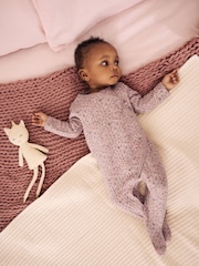 Smeđa Цvetni Цvetni - Prošiveni omotač za spavanje za bebe 2 paket - Slika 2 od 15