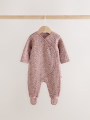Smeđa Цvetni Цvetni - Prošiveni omotač za spavanje za bebe 2 paket - Slika 8 od 15