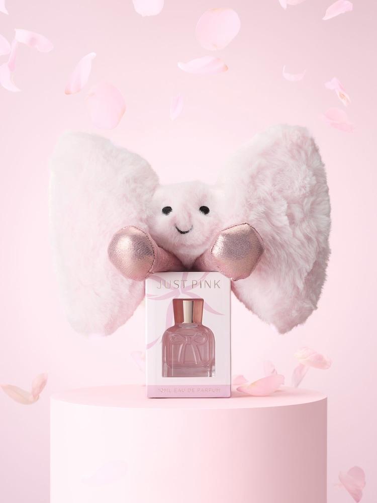 Just Pink Plush Bow and 10ml Fragrance Gift Set - Image 1 of 3