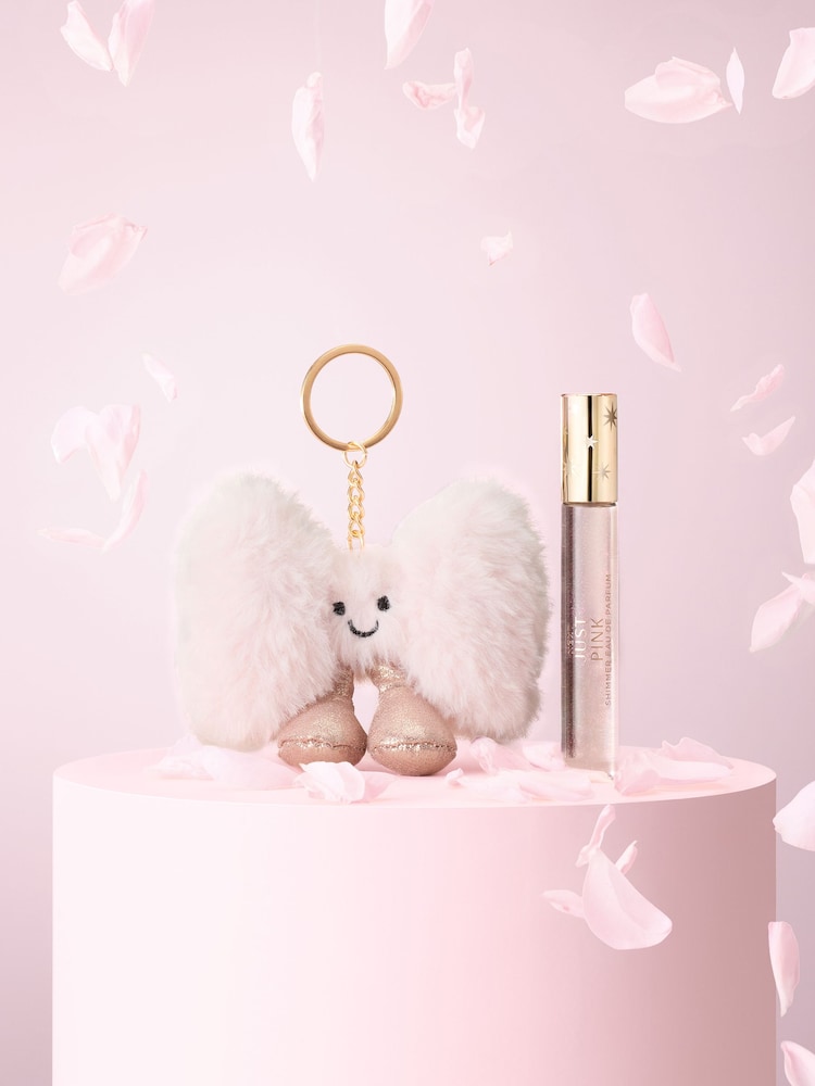 Just Pink 10ml Perfume and Plush Bow Gift Set - Image 2 of 3 Just Pink 10ml Perfume and Plush Bow Gift Set - Image 2 of 3